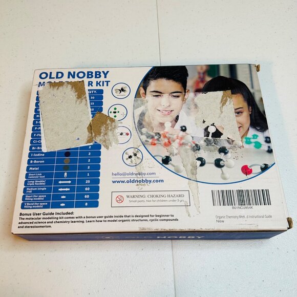 Old Nobby Molecular Kit 239 Pieces For Science Fun - Picture 4 of 9